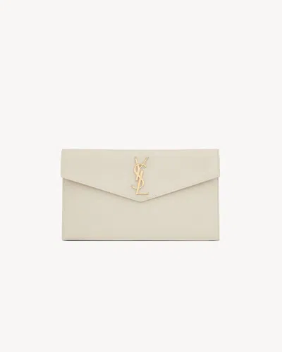 Saint Laurent Uptown Pouch In White