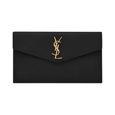 Pre-owned Saint Laurent Uptown Pouch 'black'