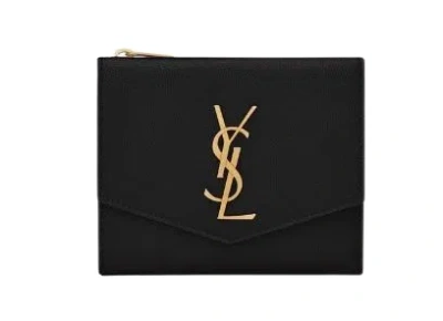 Saint Laurent Uptown Wallet In Black