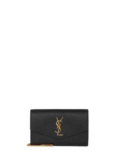 Saint Laurent Uptown Wallet In Black