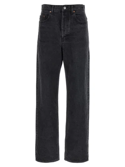 SAINT LAURENT USED EFFECT JEANS BLACK