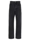 Saint Laurent Used Effect Jeans In Black