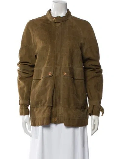 Pre-owned Saint Laurent Utility Jacket In Brown