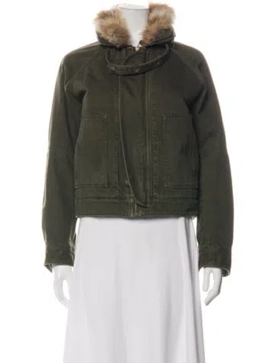Pre-owned Saint Laurent Utility Jacket In Green