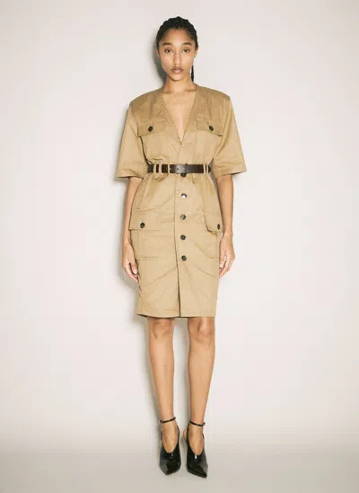 SAINT LAURENT UTILITY SHIRT DRESS