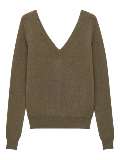 SAINT LAURENT V-NECK CASHMERE SWEATER