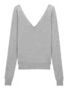 Saint Laurent V-neck Sweater In Cashmere