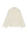 Saint Laurent Vareuse Long In White