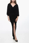 Saint Laurent Draped Dress