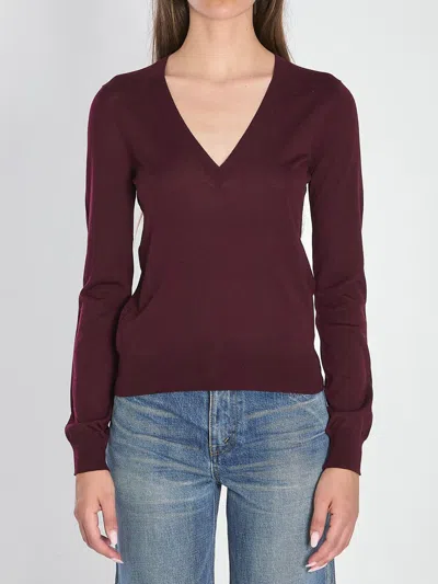 SAINT LAURENT V-NECKLINE PULLOVER