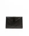 Saint Laurent V-stitch Clutch Bag