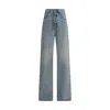 Saint Laurent Baggy Long V-waist Jeans