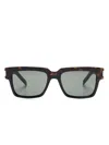 Saint Laurent Vadim Sunglasses In Brown