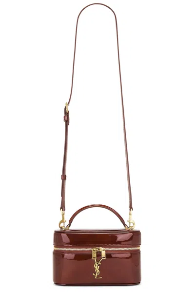 Saint Laurent Vanity Bag In Baby Brown