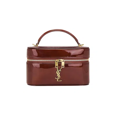Pre-owned Saint Laurent Vanity Bag 'baby Brown' | Women's Size Onesize