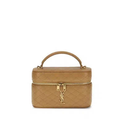 Saint Laurent Vanity Gaby Leather Handbag