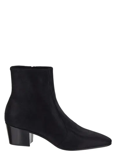 Saint Laurent Vassili Ankle Boots In Black