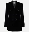 Saint Laurent Single-breasted Wool Blazer In Black