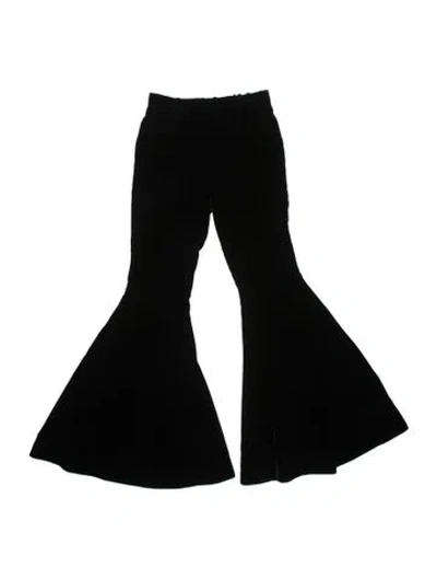 Pre-owned Saint Laurent Velvet Flared Pants W/ Tags In Black