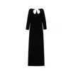 Saint Laurent Velvet Long Dress Women