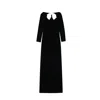 Saint Laurent Velvet Long Dress Women