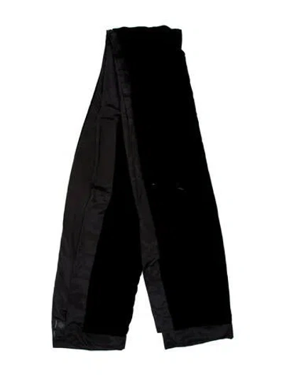 Pre-owned Saint Laurent Velvet Shawl In Black