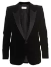 SAINT LAURENT VELVET SMOKING BLAZER