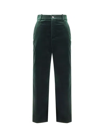 SAINT LAURENT VELVET TROUSERS