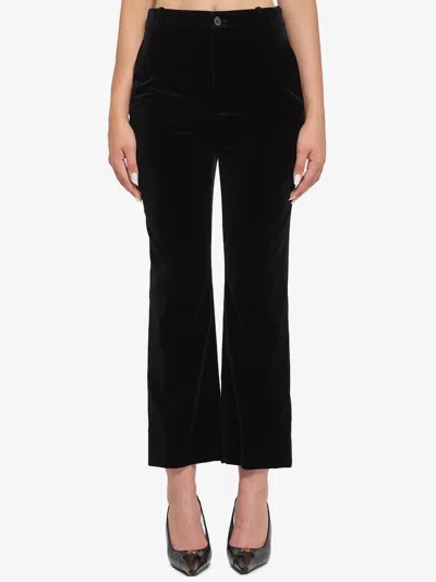 SAINT LAURENT VELVET TROUSERS
