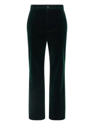 SAINT LAURENT VELVET TROUSERS