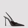 Saint Laurent 110mm Vendome Slingback Pointed-toe Pumps In Black