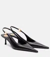 Saint Laurent Vendome Slingback Pumps In Smooth Leather In Black