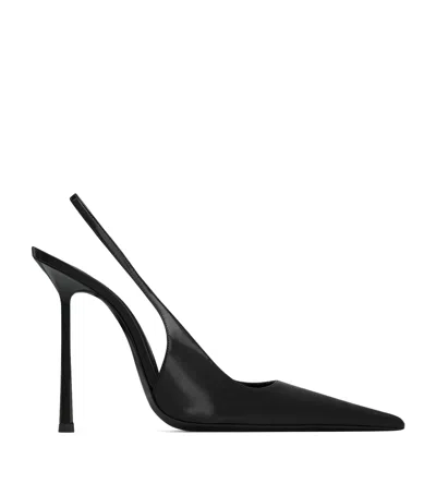 Saint Laurent Vendome Slingback Pumps 110 In Black