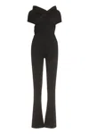 Saint Laurent Hooded Jumpsuit In Black