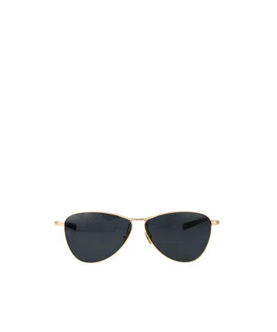 SAINT LAURENT VESPER AVIATOR-FRAME SUNGLASSES