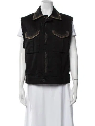 Pre-owned Saint Laurent Vest In Black