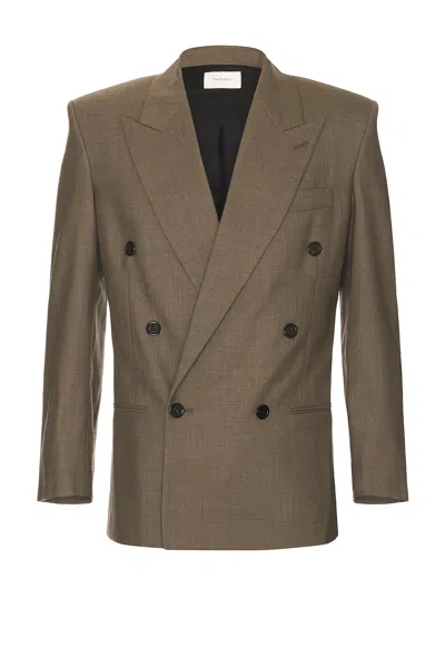 Saint Laurent Veste Armani Bascule Jacket In Cappuccino