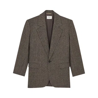 Pre-owned Saint Laurent Veste 'brown' | Women's Size 36