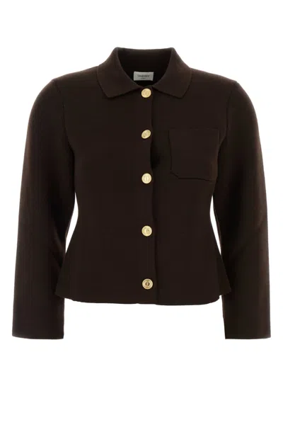 Saint Laurent Veste Courte Poche P In Brown