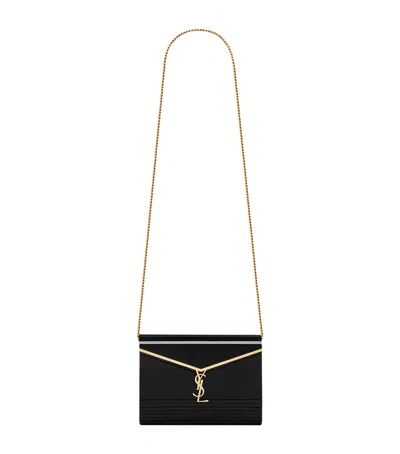 Saint Laurent Vicky Minaudiã¨re Clutch Bag In Black