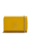 Saint Laurent Vicky Minaudiere Bag In Golden Hour