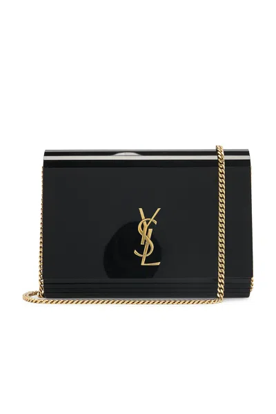 Saint Laurent Vicky Minaudiere Bag In Nero