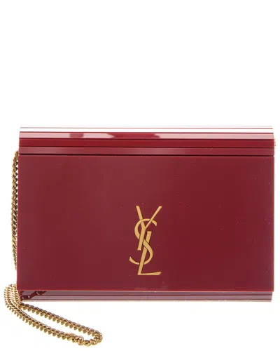 Saint Laurent Vicky Minaudiere Plexiglas Shoulder Bag
