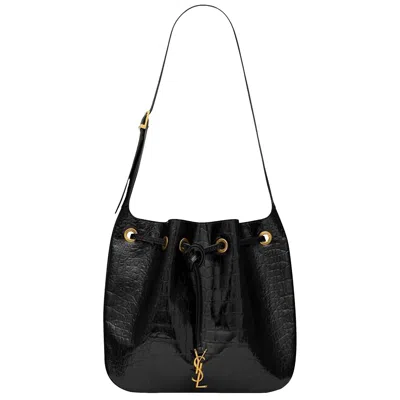 Pre-owned Saint Laurent Vii Medium Shoulder Bag 'black'