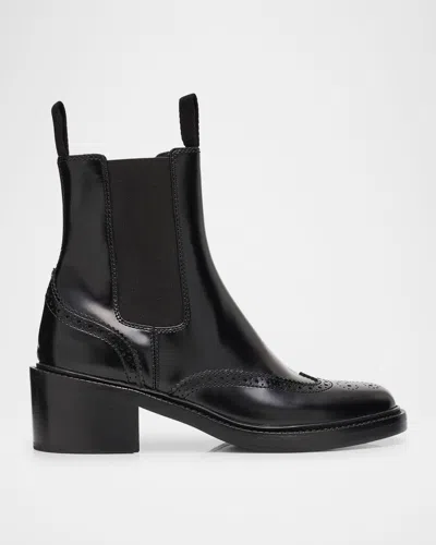 SAINT LAURENT VINCENT LEATHER CHELSEA BOOTS
