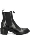 Saint Laurent Vincent Smooth Leather Chelsea Boots Shoes In Black