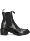 Saint Laurent Vincent Smooth Leather Chelsea Boots Shoes In Black