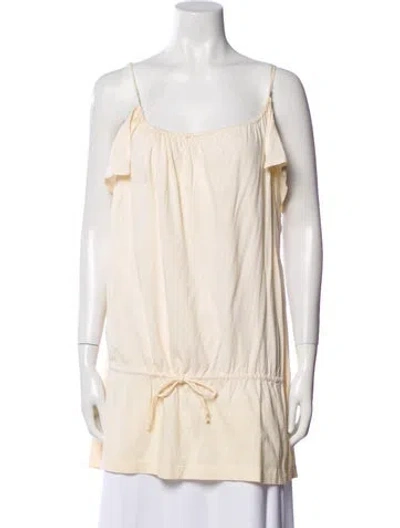 Pre-owned Saint Laurent Vintage 1970's Tunic In Neutral