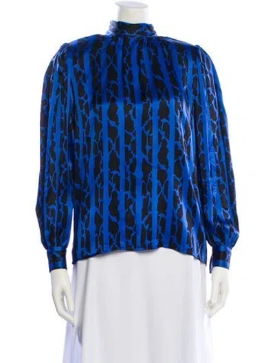 Pre-owned Saint Laurent Vintage 1980's Blouse In Multi