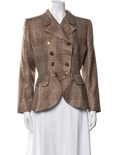 Pre-owned Saint Laurent Vintage 1990's Blazer In Neutrals